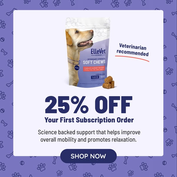 ElleVet soft chews mobility supplement discount offer
